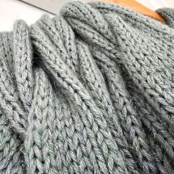 Lalo Cardigans Vazi Long Sparkle Wool Angora Mohair Coat Cardigan Turquoise - Picture 8 of 13